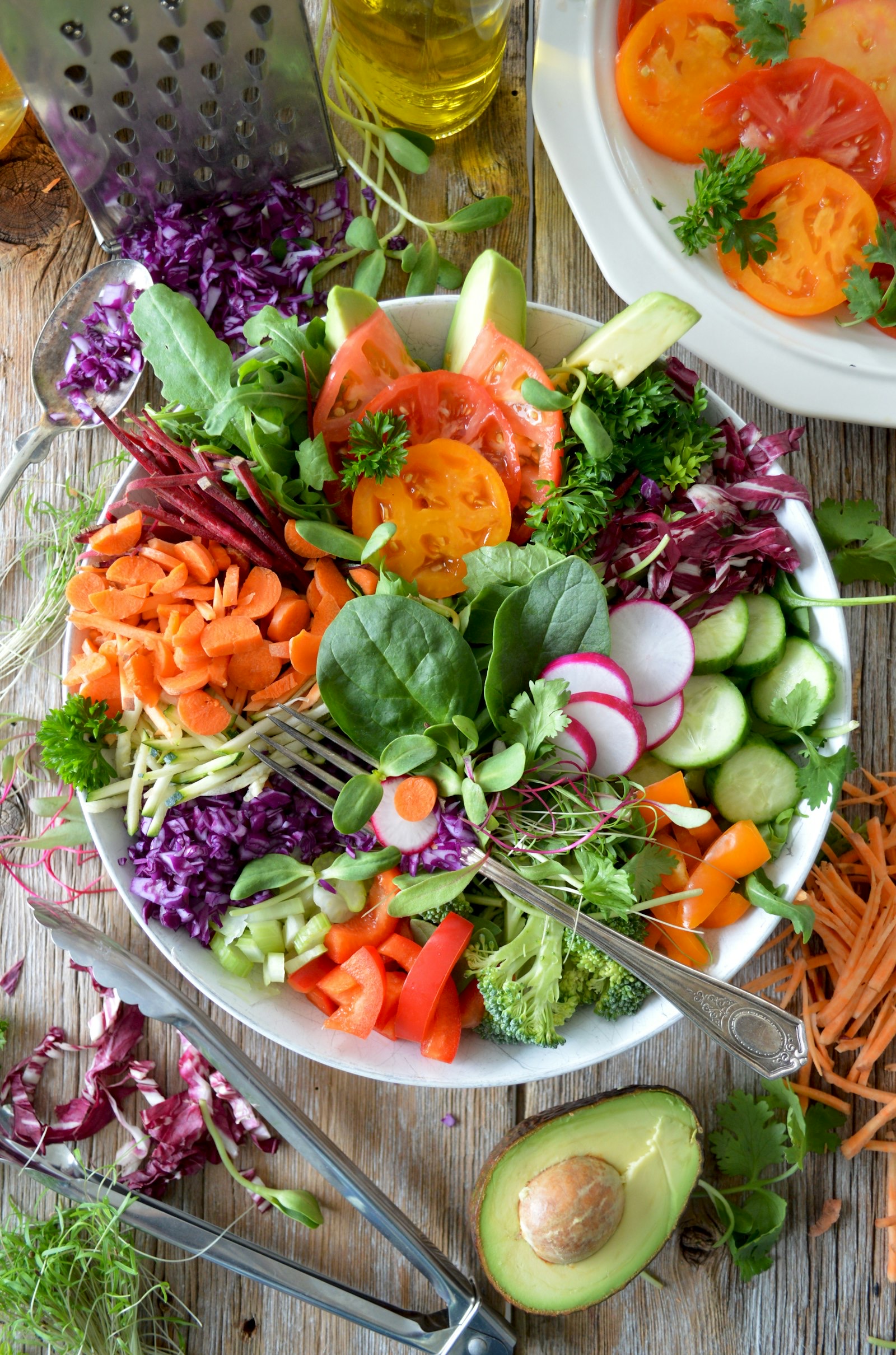 Simple arrangement of Nordic vegetables
